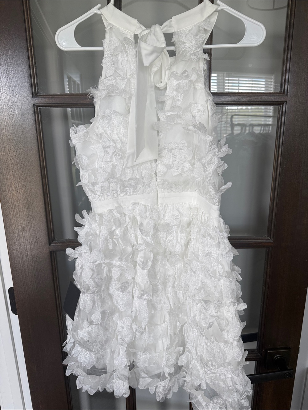 NWT Women’s Small Lulu's White Mini Dress, bachelorette dress - Picture 9 of 11